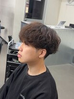 プルーブトウキョウ 渋谷(PROVE TOKYO)&nbsp;爽やかビジネスツーブロック無造作ナチュラルシャドウパーマ