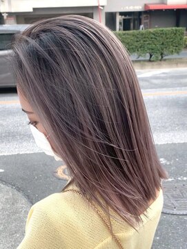 アポロ 横浜駅店(apollo) xバレイヤージュ/ホワイトグレージュ/レイヤーカット