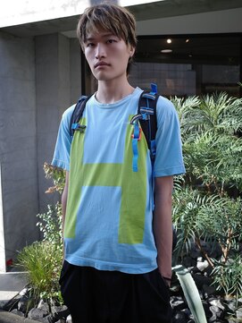 オムズ(OM's) メンズカットブリーチダブルカラーハイライト