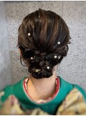 定番シニヨン