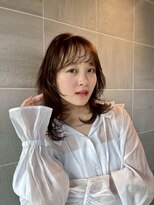 リベルタ 下北沢(liberta) 透けバング×ナチュラルくびれミディ