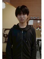 エディ(Edy)&nbsp;メンズマッシュ刈り上げ眉毛カット韓国ヘアブラウンカラー