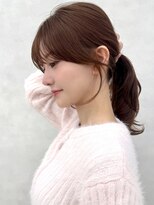 アッシュ 茗荷谷店(Ash)&nbsp;茗荷谷レイヤーカット韓国ダブルカラー顔周り前髪カットボブ