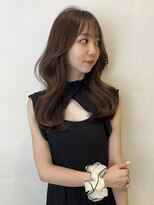 アクシス 栄店(`AXIS)&nbsp;森崎ミルクティーブロンド/ダークブルー/デジタルパーマ/栄