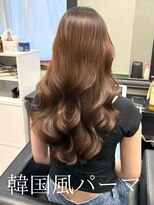 エース 梅田(ace)&nbsp;コテ巻き風パーマ /韓国風パーマ/デジタルパーマ/レイヤーカット