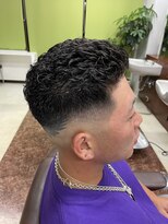 ヘアサロンナンバーワンクラブ上和田本店 アイロンパーマ×オールバック