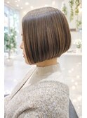 【大人女性に人気】艶感ストレート×まとまりボブ
