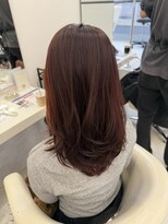 アイトーキョーエス 渋谷(AI TOKYO S)&nbsp;レイヤーカット/チェリーブラウン/ブリーチなし/髪質改善/渋谷