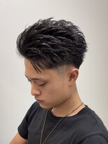 アニューヘアー 長束店(ANEW hair)&nbsp;オールバック×ツーブロックスタイル（祇園）（長束）（山本）