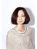大人ナチュラルなシフォンボブ