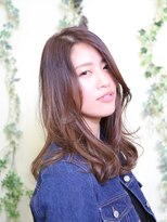 オーガニックサロン フェイス 梅田店(organic salon face)&nbsp;フォギーベージュで抜け感、透明感を。外国人風グラデーション