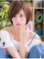 カバーヘア ブリス 大宮西口(COVER HAIR bliss)&nbsp;■bliss大宮6-3★■斜めバングで小顔に♪エアリーショートボブ