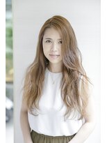 ルルディ バイ アフロディーテ銀座(luludi by APHRODITE) 切りっぱなしボブ/エアリーロング/美髪/ピンクブラウン/銀座