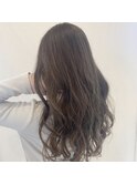 グリーンジュ×無造作ロング