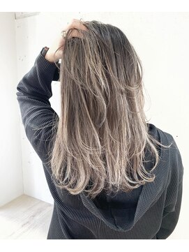 ヘアーワークス ヘルム 渋谷店(HAIR WORKS HELM) [HELM渋谷］ふんわりカールヘルシースタイルショコラアッシュ57