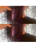 ヘアアトリエコモノ(hair l'atelier KoMoNo) #インナーカラー× ラズベリーピンク