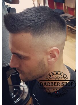 サワーズ(Barber SAWAS) スキンフェード　アップバング