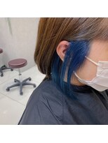 ゴカン(gokan) イヤリングブルー