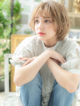 カバーヘアアンドスパ ブリス 浦和(COVER HAIR&SPA bliss) 小顔大人ハイライトオン眉くせ毛ショートT1浦和10代20代30代!