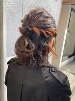 デコヘアー キートス(DECO HAIR kiitos)&nbsp;ハーフアップアレンジ