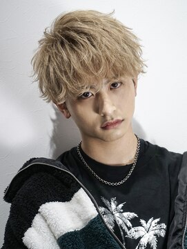 ゴールド 京都(GOALD) ハイトーンダブルカラー刈り上げナチュラルマッシュ束感