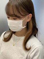 ツキ 横浜店(tuki)&nbsp;イヤリングカラーインナーカラーハイライトレイヤーケアブリーチ