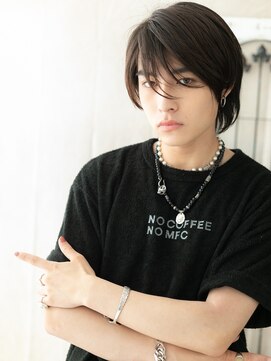 メンズヘア ビーセカンド 草加店(MENS HAIR B-2) 前髪長めが◎無造作セクシーミディアムA草加20代30代