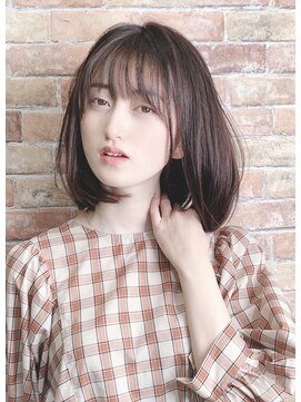 ニスル センター南店(NISURU） 似合わせカット/大人ガーリー/ダークアッシュ/着物/センター南