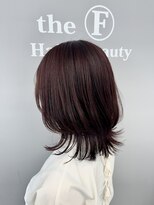 ヘアーアンドビューティーザ エフ(Hair Beauty the F) ＊レイヤーカット_ピンクブラウン_韓国風_m34