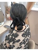 大人気ベロアリボンアレンジ♪