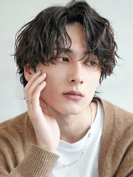 フィフス(fifth) 韓国センターパートウルフカットツイストスパイラルパーマゆるめ