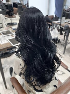 アフロート ギンザ(AFLOAT GINZA) 透ける暗髪カラー《ブルーブラック》