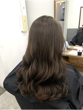 アジールヘア 北千住駅西口店(agir hair) ダブルカラー 透明感チョコブラウンカラー 韓国スタイル 北千住