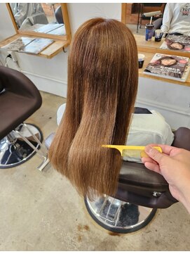 エイト オキナワ 沖縄新都心店(EIGHT okinawa) お客様スタイル_ブリーチ履歴×髪質改善【EIGHT　荒井】