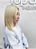 ミディアム×ケアブリーチ×美髪