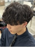 名古屋/メンズカット/メンズパーマ/波巻きパーマ/眉毛