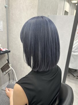 ヘアサロン ドットプラス 町田店(dot. plus) 【三輪 紗弓】ブルーグレーカラ