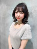外ハネ垢抜けボブ