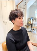 秋パーマ　レディースショート