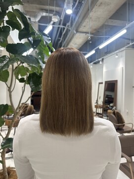 リル 茅ヶ崎(Liru:) 【Rina】ミルクティーベージュ/黒髪/ボブルフ/ネビージュ