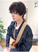 高塚/大人可愛いマッシュショートパーマくせ毛風パーマ無造作