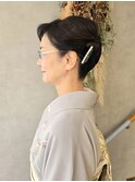 着物アップセット◆夜会巻き