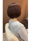 marbbケア+髪質改善エステで高まるショートボブ