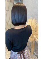 ジーナ 船橋(Zina)&nbsp;髪質改善＊マチルダボブアッシュカラー＊美髪【Zina船橋】