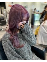 アパカバール 鳳店(Apa kabar)&nbsp;ブリーチ１回～ピンクラベンダー