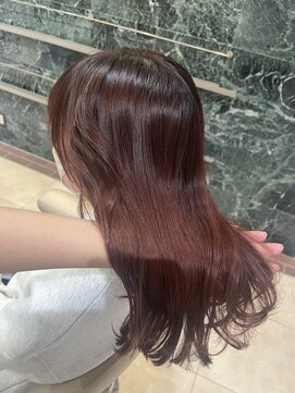 ヘアープレイス ヴィブ(hair place VIVE) ピンクカラー