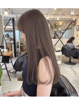 アンプラグド(unplugged) 地毛風透明感カラー/ワンカールが可愛いヘア