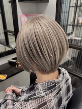 サロンドフィール 永山店(Salon de feel)の写真/オイルカラーで透明感と柔らかさを叶える！色落ち後も髪が綺麗に見えるデザインを。
