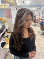 テクライズ 豊橋店(TECHRISE)&nbsp;☆外国人風レイヤーカット、ハイライトカラー☆20代30代40代50代