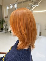 ラ ポルト ドゥ サワ(La Porte de SAWA)&nbsp;長野市美容室/透明感◎オレンジブラウンカラー